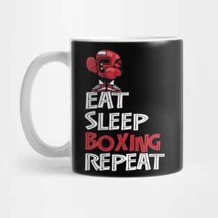 Eat Sleep Boxing Repeat Shirt Gifts for Boys and Men Mug